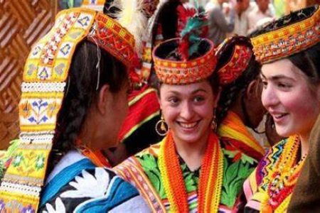 Joshi Festival of indigenous Kalasha community in May